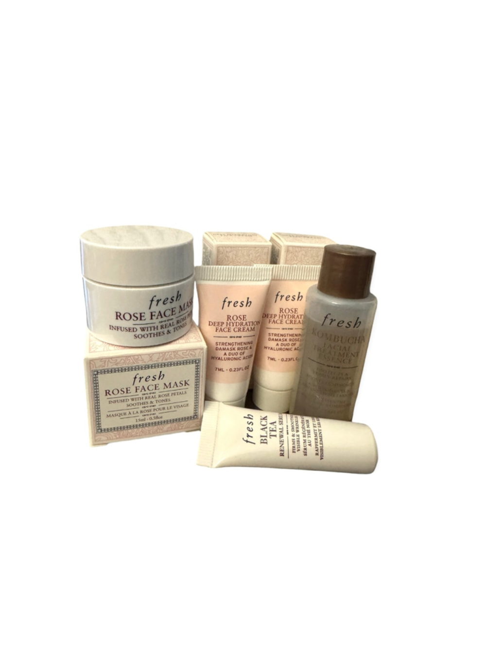 Fresh Skincare Mini Set, New. Travel Sized Cream/Cleanser/Essence/Mask. - Picture 6 of 7